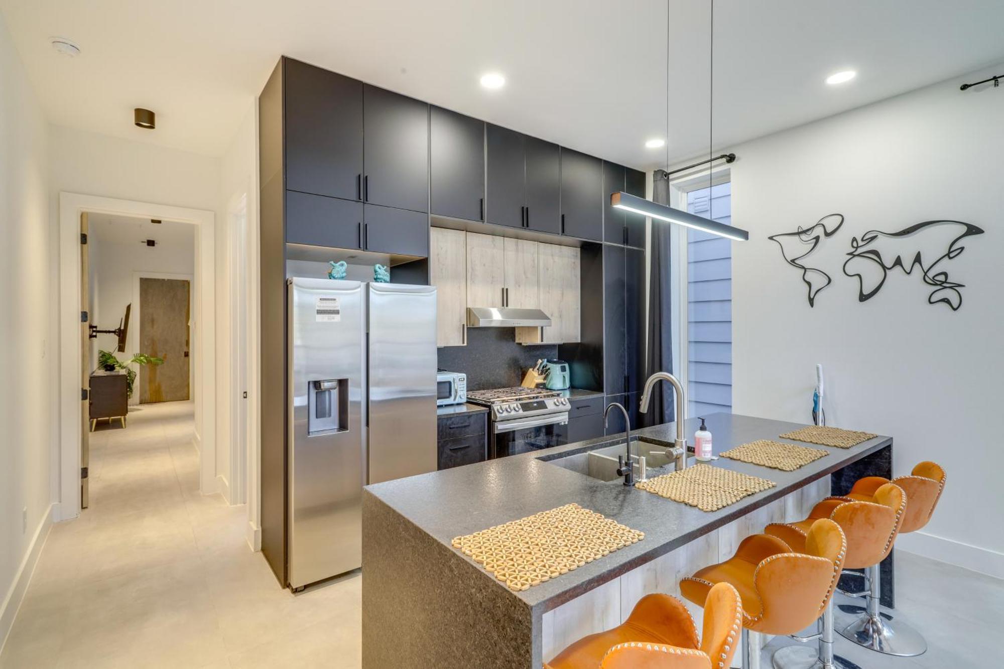 3 Mi To Dtwn Modern Townhome With Yard In Houston Luaran gambar