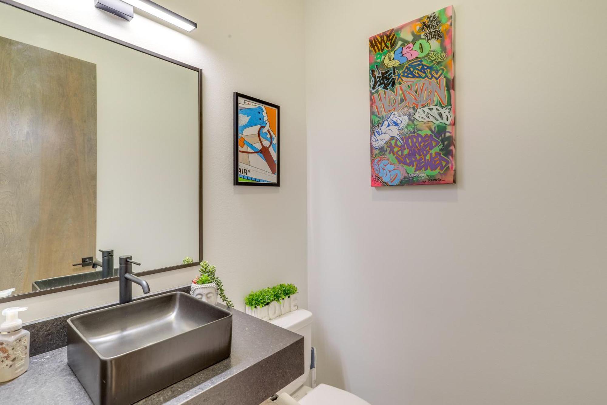 3 Mi To Dtwn Modern Townhome With Yard In Houston Luaran gambar