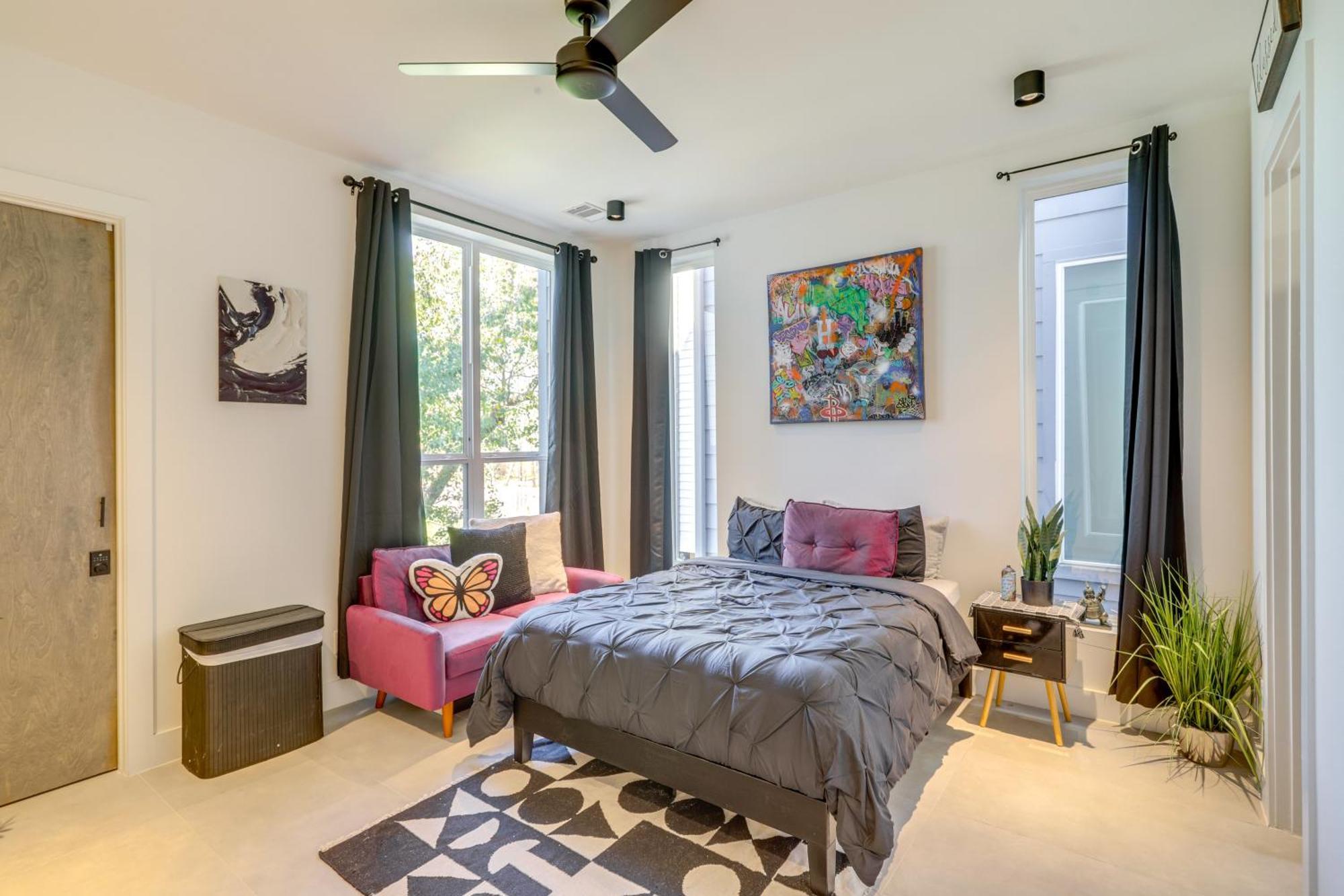 3 Mi To Dtwn Modern Townhome With Yard In Houston Luaran gambar