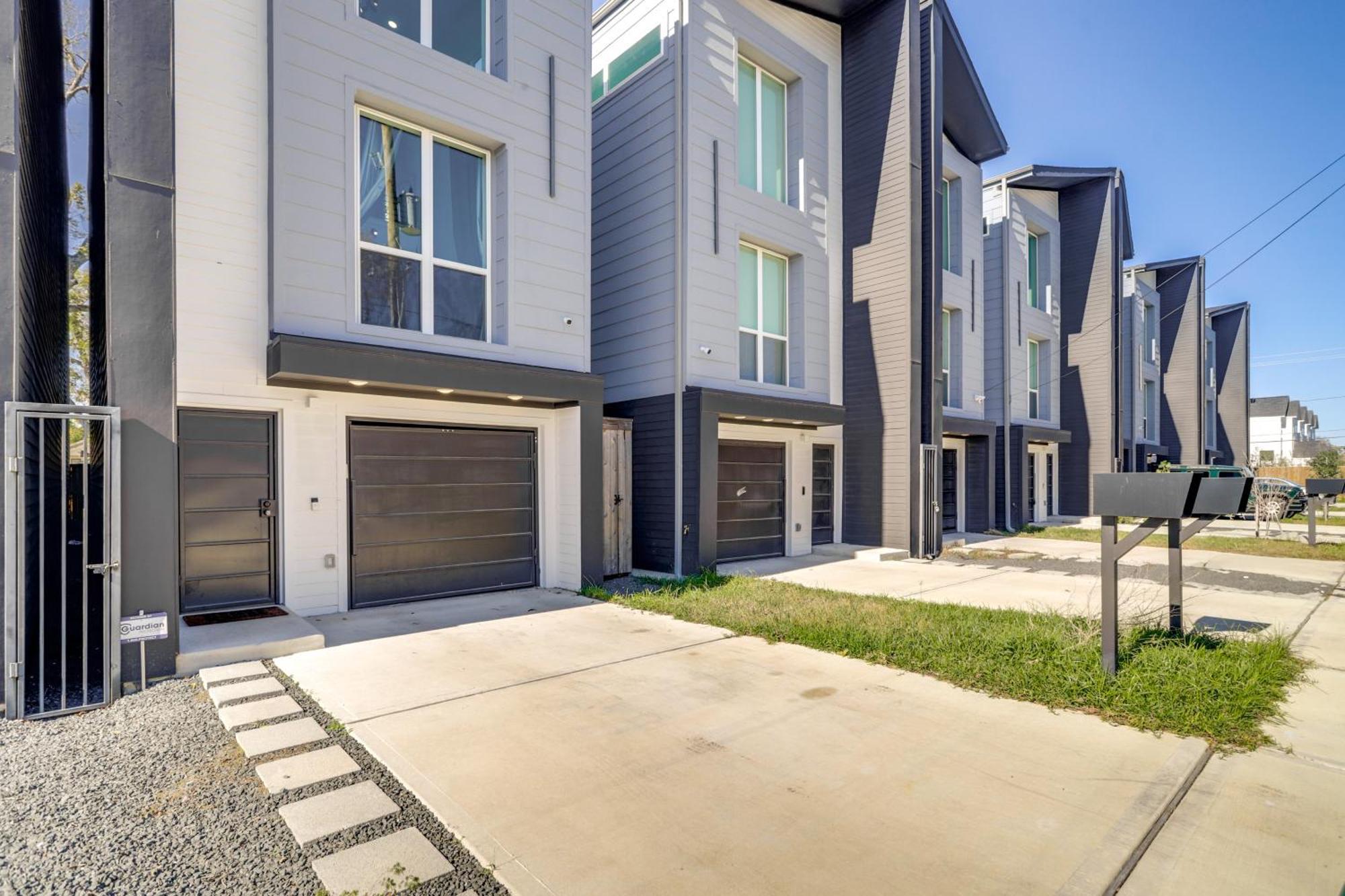 3 Mi To Dtwn Modern Townhome With Yard In Houston Luaran gambar