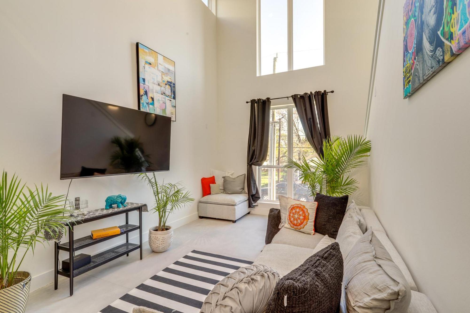 3 Mi To Dtwn Modern Townhome With Yard In Houston Luaran gambar